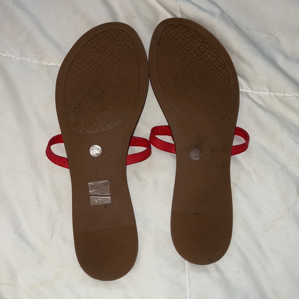 Red Tory Burch Sandals - Picture 3 of 3